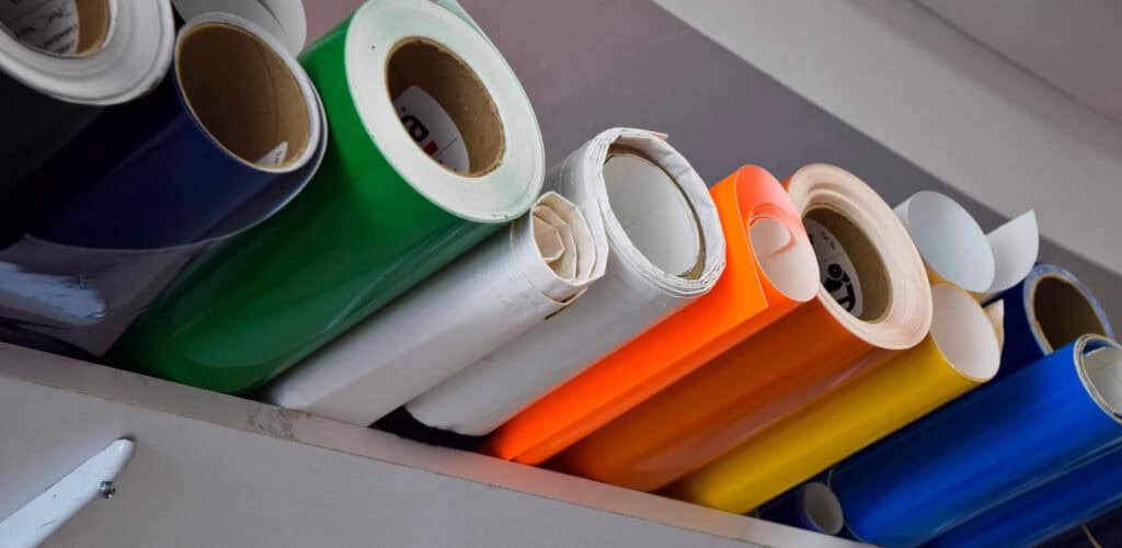 Submit a Project - rolls of paper on a shelf